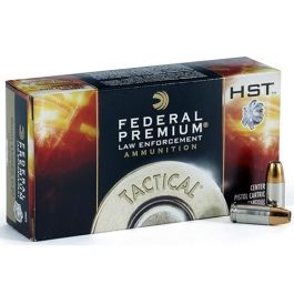 Federal Premium HST LE .45 ACP AUTO Ammo 230gr +P HST Jacketed Hollow ...