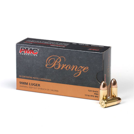 PMC Pistol Ammunition - PMC 9mm 124gr FMJ 50rd Box | Prepper Gun Shop