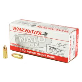 Winchester Handgun Ammunition 9mm Nato 124gr FMJ 150rd | Prepper Gun Shop