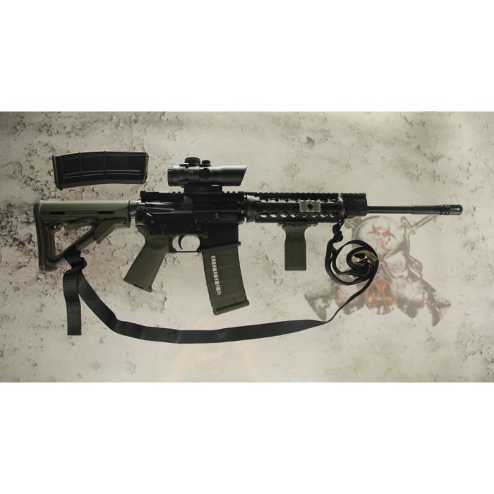 Sig Sauer M400 Od Green Magpul Furniture Ar 15 Rifle 5 56nato 16 Barrel 2 30rd Mags W Included Prismatic Scope Mi Quad Rail Mi 17ss Od Magpul Moe Stock Grip And Vertical Grip Prepper