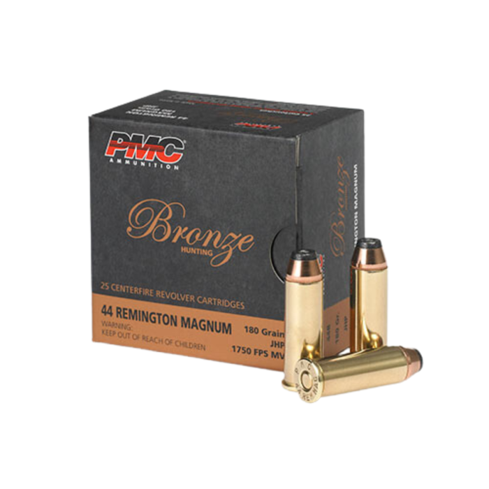 PMC Bronze .44 Magnum Handgun Ammo 180 Grain - 500rd Case | Prepper Gun ...