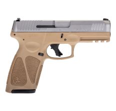 Taurus G3 Full Size Pistol Tan / Stainless 9mm 4" Barrel 17rd