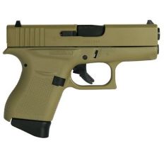 Glock G43 Sub Compact 9mm 3.4" (2) 6rd - FDE