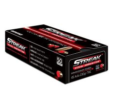 Ammunition Inc STREAK Target .45 ACP Handgun Ammunition 230 Grain TMC Red 50rd Box