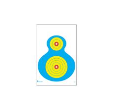 ACTION TARGET COLORFUL SILHOUETTE TARGET 100PK