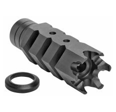 ADV TECH AR10 308 MUZZLE BRAKE BLK