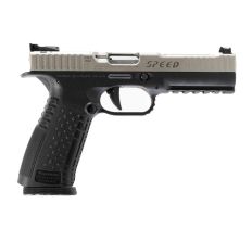 Arsenal Firearms Strike One Speed 9mm 5" Barrel Pistol Competition Straight Trigger Black/Stainless - 17rd