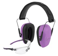 Allen ULTRX Hearing and Eye Combo Earmuff Plum