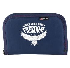 Allen Girls with Guns 10" Pistol Case Blue