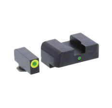 AmeriGlo Pro I-Dot 2 Dot Sight Glock 17/19 Green, Green