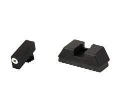 AmeriGlo Optic Compatible Sets for Glock Front/Rear Sight 43X/48 White Outline