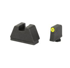 AmeriGlo Optic Compatible Sets for Glock Front/Rear Sight All Glocks Green, Green