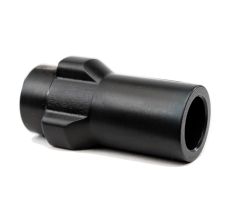 Angstadt Arms 3-Lug Muzzle Adapter 9MM 1/2X28 Black