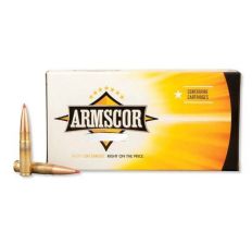 Armscor .300 Blackout Rifle Ammunition 208 Grain AMAX 20rd Box