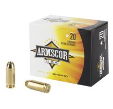 Armscor Ammo 40 S&W 180Gr JHP 20rd