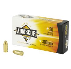 Armscor Ammo 380 ACP 95Gr FMJ 50rd