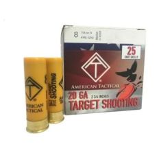 ATI 20ga Target Load 2.75 inch Shotgun Shells #8 7/8 oz. 1210 fps 1 Case (10 boxes/250rds)