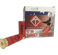 ATI 12ga Target Load 2.75 inch Shotgun Shells #7.5 1 oz. 1180 fps 1 Case (10 boxes/250rds)