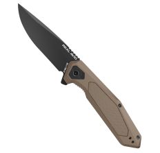 REAL AVID BORN READY TAN ASSISTED FOLDING KNIFE