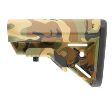 B5 Systems BRAVO Mil Spec Stock Woodland Camo