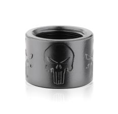 Backup Tactical Skull X Thread Protector Black 1/2x28