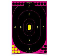 BIRCHWOOD CASEY SHOOT-N-C SILHOUETTE TARGET 5-12X18 PNK