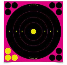 BIRCHWOOD CASEY SHOOT-N-C BULLSEYE TARGET PINK 6-8"