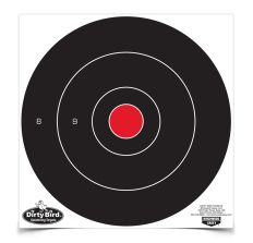 BIRCHWOOD CASEY DIRTY BIRD ROUND BULLSEYE TARGET 12-12"