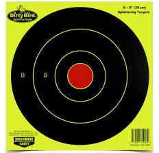 BIRCHWOOD CASEY DIRTY BIRD YELLOW ROUND TARGET 8-8"