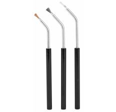 BIRCHWOOD CASEY ANGLED BRUSHES BRONZE/NYLON/STEEL 3PK