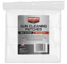 BIRCHWOOD CASEY PATCHES 2-1/4" .38-.45 CAL 500PK