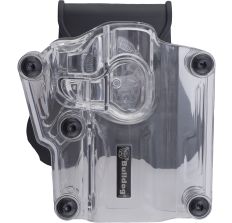 Bulldog Cases Max Multi-Fit Paddle Holster Full Size RH Clear