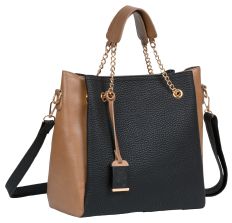 Bulldog Cases Tote Purse Black, Tan