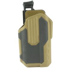 BLACKHAWK Omnivore L2 Multi-Fit Surefire X300A Belt Holster LH Black, Tan