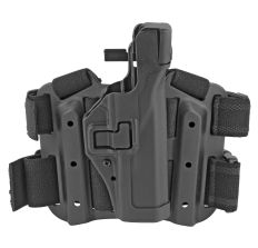 BLACKHAWK Level 3 SERPA Tactical Holster Fits Glock 17/19/22/23/31/32 RH Black