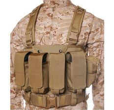 BLACKHAWK Commando Chest Harness Magazines Coyote