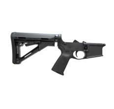 Bushmaster M4 Forged Complete AR15 Lower Receiver Black MOE Furniture