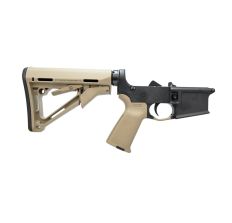 Bushmaster M4 Forged Complete AR15 Lower Receiver FDE MOE Furniture