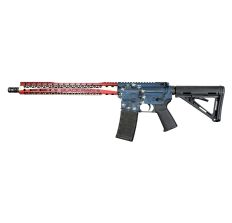 Black Rain Ordnance Spec+ AR15 556 Nato 16" 30rd Red, White, Blue