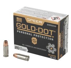 Speer Ammunition 25 ACP 35Gr Gold Dot Hollow Point 20rd