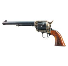 Cimarron Mod P Revolver SA 45 Long Colt 7.5" 6rd Color Case Hardened