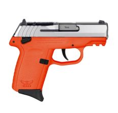 SCCY CPX-1 Gen 3 9mm Sub-Compact Pistol 10rd 3.1" Stainless Barrel Orange Red Dot Ready 