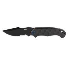 CRKT P.S.D. BLACK W/VEFF SERRA 3.63"