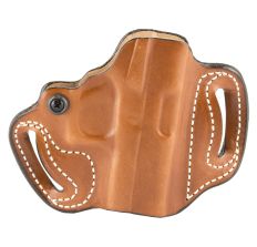 DeSantis Gunhide 086 Mini Slide Belt Holster Glock 43, 43X Tan