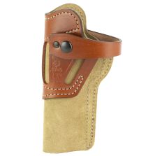 DeSantis Gunhide 189 Wild Hog Belt Holster Ruger MKVI Ambi Natural