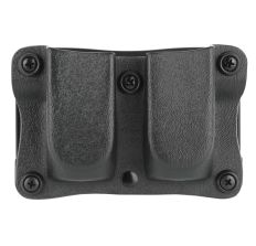 DeSantis Gunhide Quantico Magazine Pouch DBL STK 9mm/40 Ambi Black