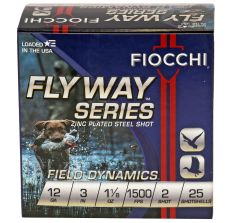 Fiocchi Ammunition Flyway 12 Gauge 3" #2 Steel Shot 25rd