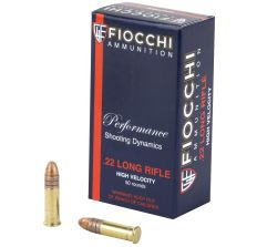 Fiocchi Rimfire 22 LR 40Gr Copper Plated Round Nose 50rd