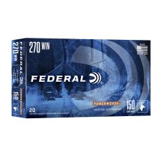 Federal PowerShok 270 Winchester 150Gr Soft Point Round Nose 20rd