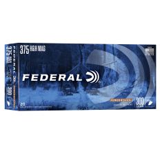 Federal PowerShok 375 H&H 300Gr Soft Point 20rd